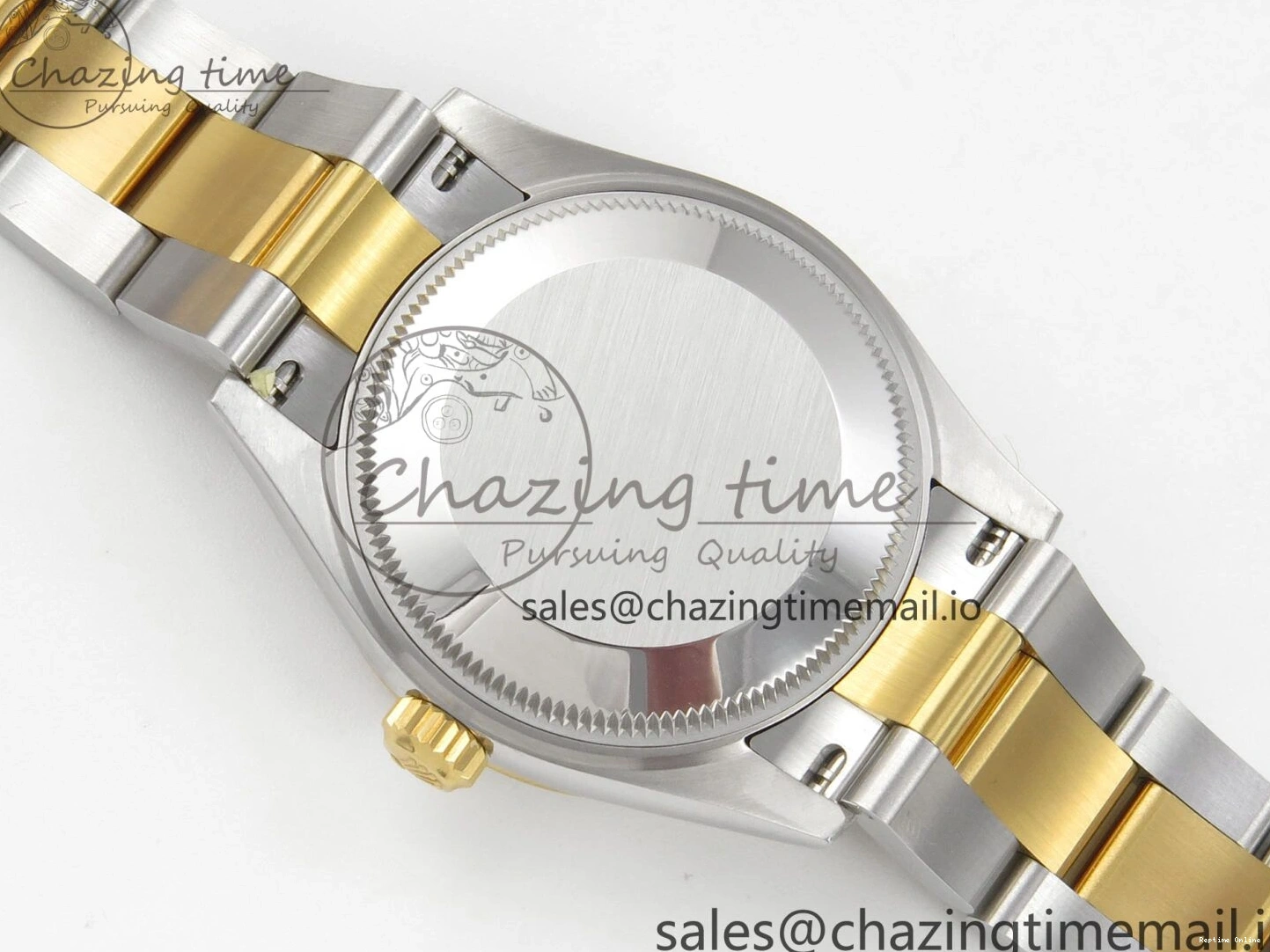 0401 DateJust 31 278383RBR THBF 1:1 Best Edition 904L Steel White Roman Dial Diamonds Bezel on SS YG Oyster Bracelet HZ Cal. Minimalist 44